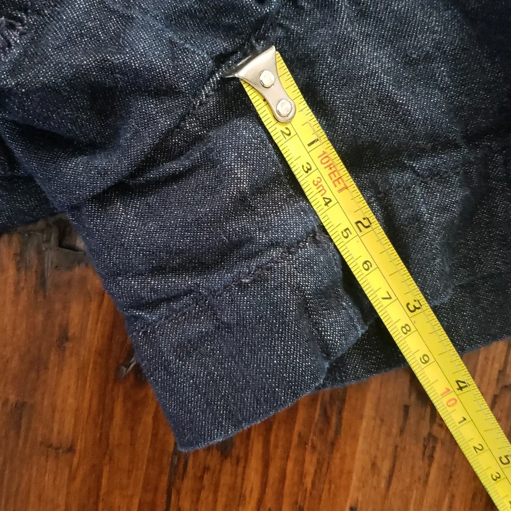 Women's Dark Denim Maternity Shorts Size 4M - Picture 8 of 8